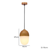 Alessia Lighting Acorn Pendant Light