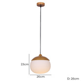 Alessia Lighting Nutmeg Pendant Light