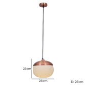 Alessia Lighting Nutmeg Pendant Light