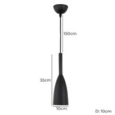 Alessia Lighting 1 Light Urban Aluminium Pendant
