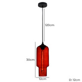 Alessia Lighting Zucca Glass Pendant Light