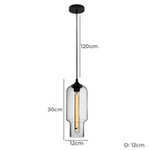 Alessia Lighting Zucca Glass Pendant Light