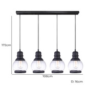 Alessia Lighting Cardho 4 Light Pendant