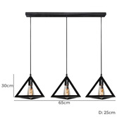 Alessia Lighting Equator 3 Light Bar Pendant