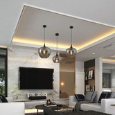 Alessia Lighting Eaves 40W Glass Pendant Light