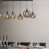 Alessia Lighting Eaves 6 Light Glass Pendant