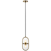 Alessia Lighting Bettina Glass 2 Light Pendant