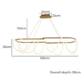 Alessia Lighting Carlisle 120cm Pendant Light