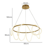Alessia Lighting Carlisle 60cm Pendant Light