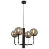 Alessia Lighting Clarie 4 Light Glass Pendant
