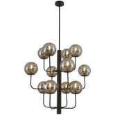 Alessia Lighting Clarie 12 Light Glass Pendant