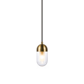 Alessia Lighting Bettina 1 Light Glass Pendant