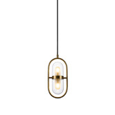Alessia Lighting Bettina Glass 2 Light Pendant