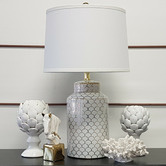 Elegant Designs Volga Porcelain Table Decoration