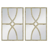 Elegant Designs Danube Fir Wood Wall Mirrors