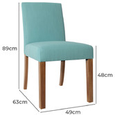 Elegant Designs Tom Oak Wood Dining Chair