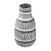 Elegant Designs 28cm Cream &amp; Grey Ceramic Vase