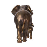 Elegant Designs Elephant Mother &amp; Calf Polyresin Statue
