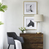 Elegant Designs Horse Framed Printed Wall Art Diptych