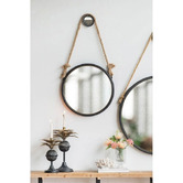 Elegant Designs Cleveland Rope Strap Mirror