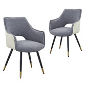 Elegant Designs Quillon Sherpa Dining Chairs