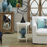 Elegant Designs Khlea Bayur Wood Side Table