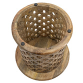 Elegant Designs 2 Piece Houlton Mango Wood Side Table Set