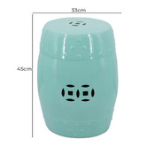 Elegant Designs Mayfield Ceramic Accent Stool