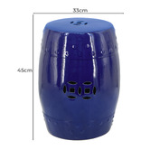 Elegant Designs Mayfield Ceramic Accent Stool