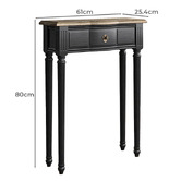 Elegant Designs Geneva Bayur Wood Console Table