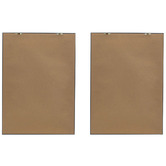 Elegant Designs 2 Piece Botanical Framed Paper Print Wall Art Set