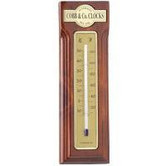 Cobb &amp; Co. Clocks Australia Wooden Wall Thermometer