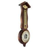 Cobb &amp; Co. Clocks Australia Gloss Finish Roof Style Pine Wood Barometer