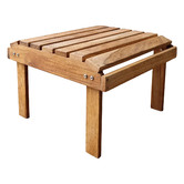Porch Perfection Kariba Oak Wood Outdoor Side Table