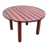 Porch Perfection Adirondack Round Outdoor Side Table