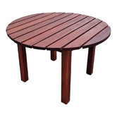 Porch Perfection Adirondack Round Outdoor Side Table