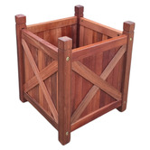 Porch Perfection Orleans Dungun Wood Planter Box