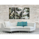 A La Mode Studio Shaded Palms Triptych