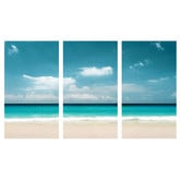 A La Mode Studio Coastal Blues Triptych