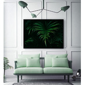 A La Mode Studio Hiding in the Shadows Plant Canvas Wall Art