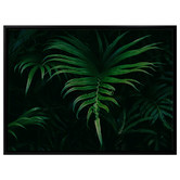 A La Mode Studio Hiding in the Shadows Plant Canvas Wall Art