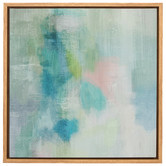 A La Mode Studio Pastel Rain Canvas Wall Art