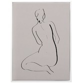 A La Mode Studio Feminine Lines II Canvas Wall Art