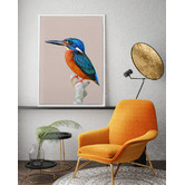 A La Mode Studio Prettier Than You Bird Canvas Wall Art
