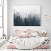 A La Mode Studio Enveloped Forest Canvas Wall Art
