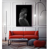 A La Mode Studio The Masked Ball Black Cockatoo Canvas Wall Art