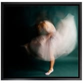 A La Mode Studio The Softest Strength Ballerina Canvas Wall Art