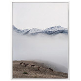 A La Mode Studio Horse Separation Canvas Wall Art
