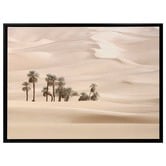 A La Mode Studio Sweet Mirage Desert Palms Canvas Wall Art