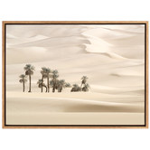 A La Mode Studio Sweet Mirage Desert Palms Canvas Wall Art